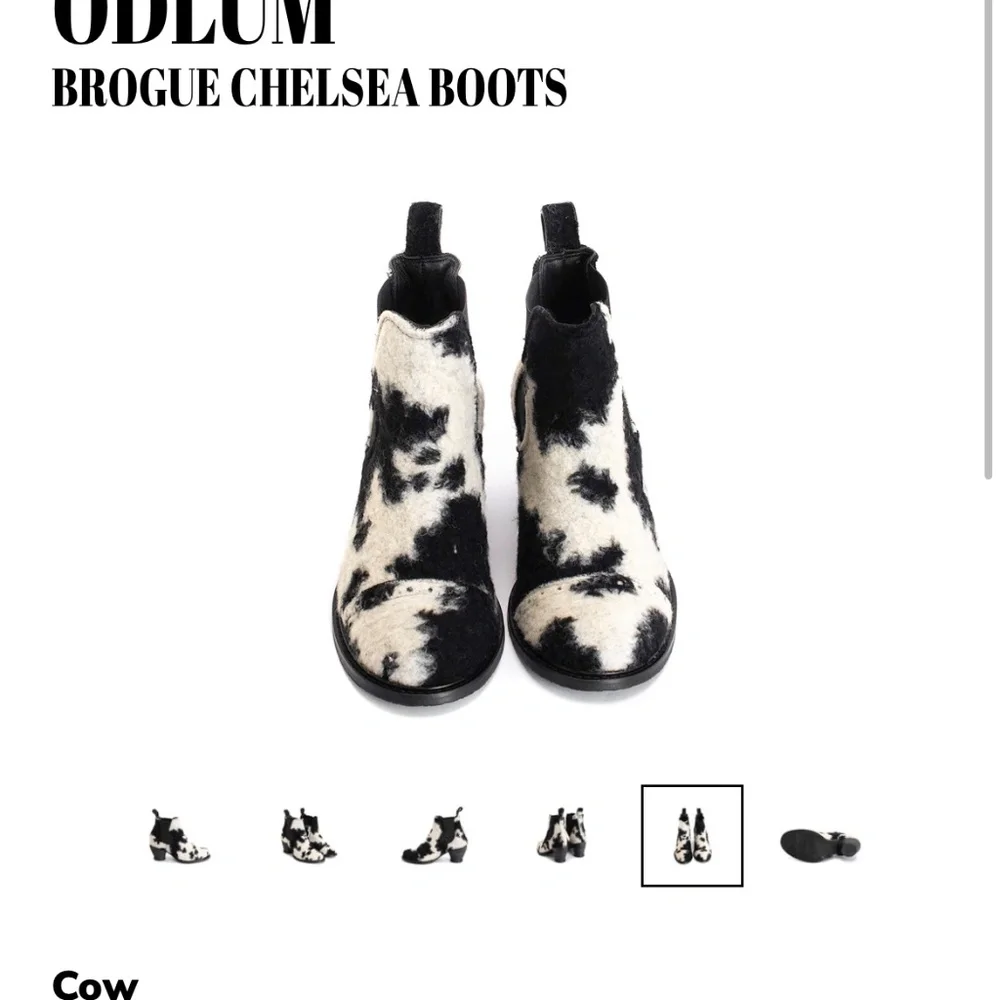 John Fluevog x Anna Sui Odlum Brogue Chelsea Boot - Picture 3 of 13